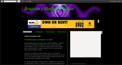 Desktop Screenshot of brujeriayhechizos.com